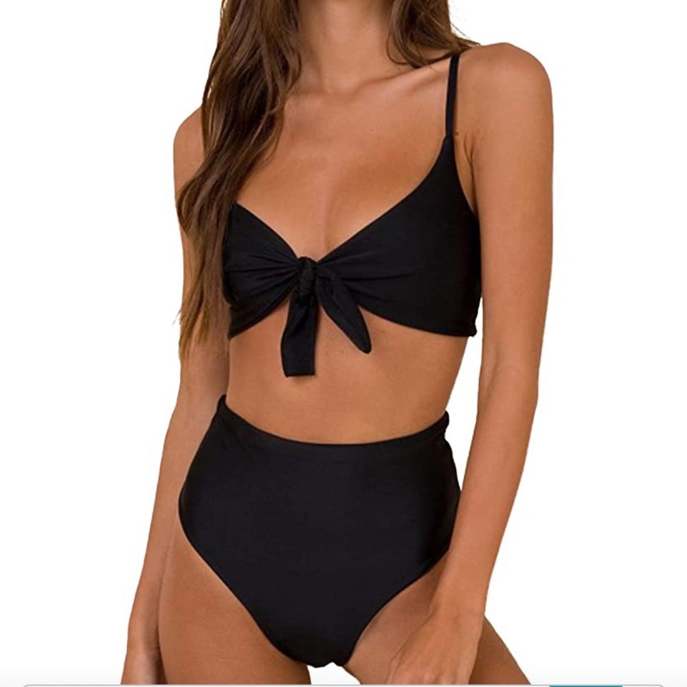Black High waisted bikini Size Small